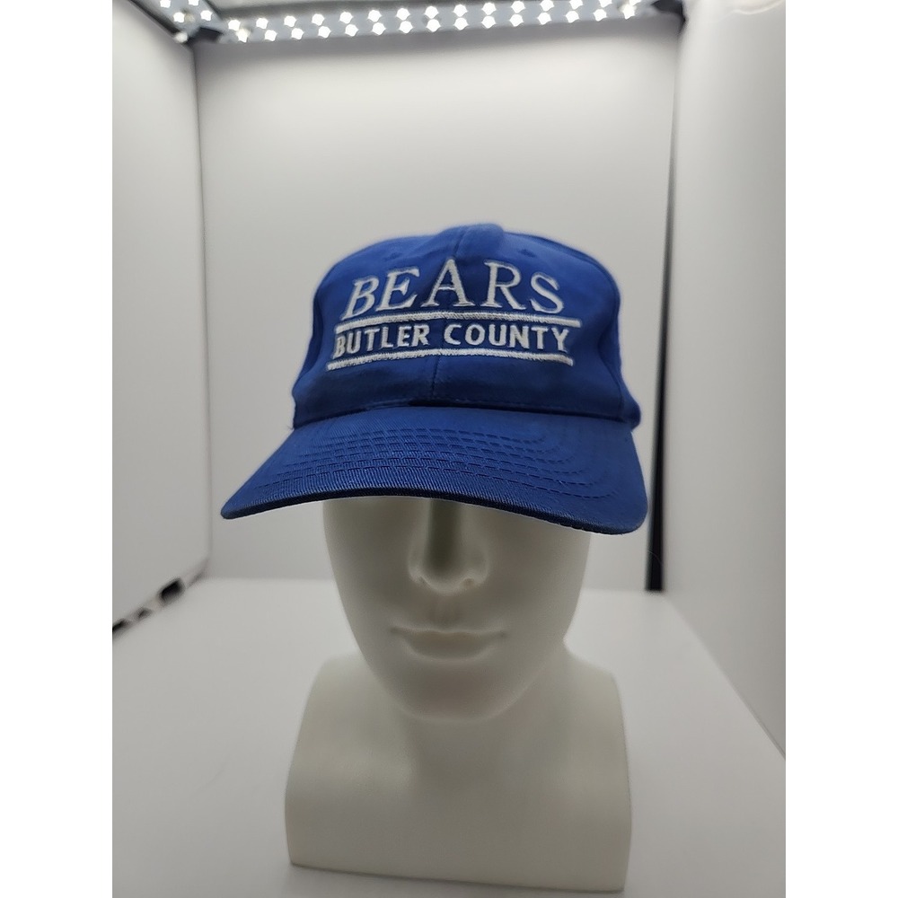 bears butler county hat Blue Snapback Cobra Hat